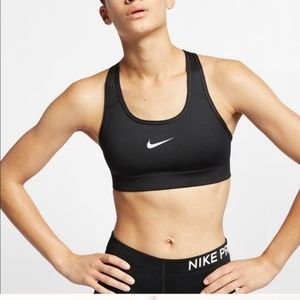 Nike Swoosh Dri-Fit Small black sports bra